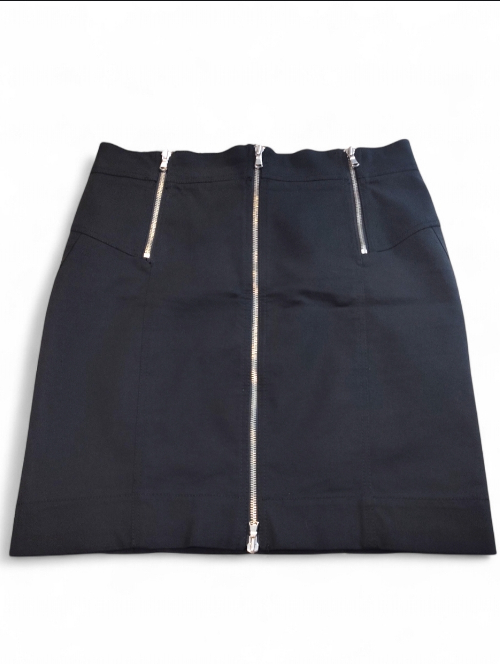 Marc by Marc Jacobs Black Cotton Wool Blend Pencil Skirt Womens Size 8